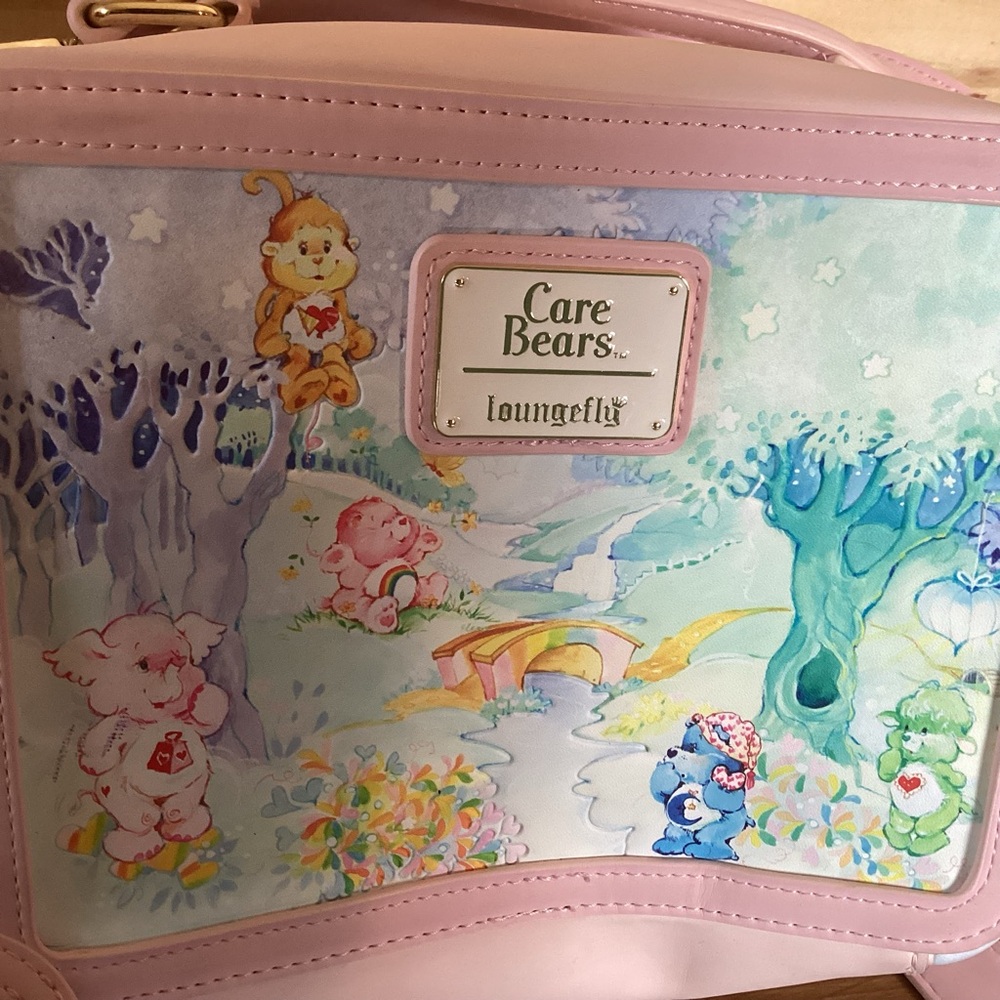 Loungefly Care Bears Bag with Cardholder - Picture 4 of 6